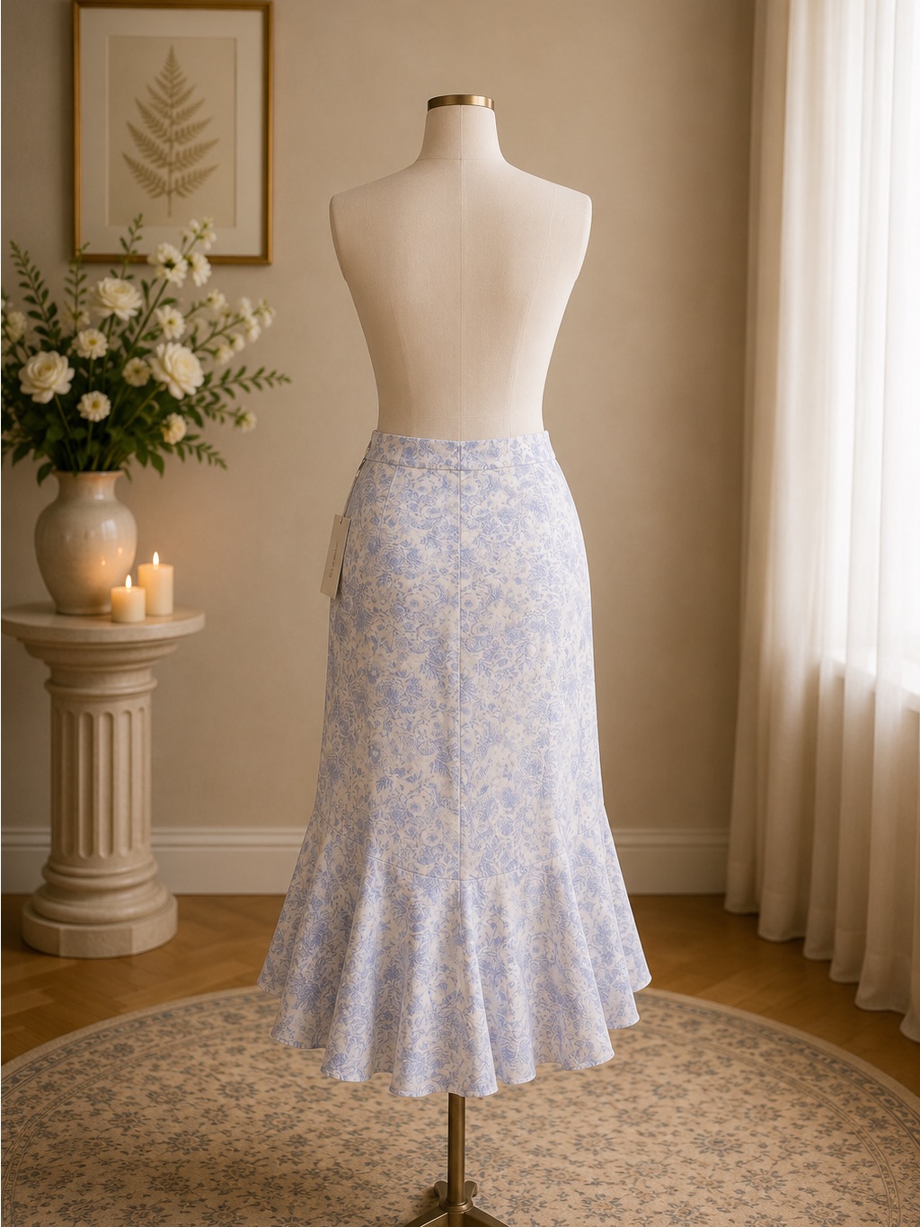 Nwt Chelsea28 Floral Midi Skirt | Nordstrom | Medium — image 2 of 3